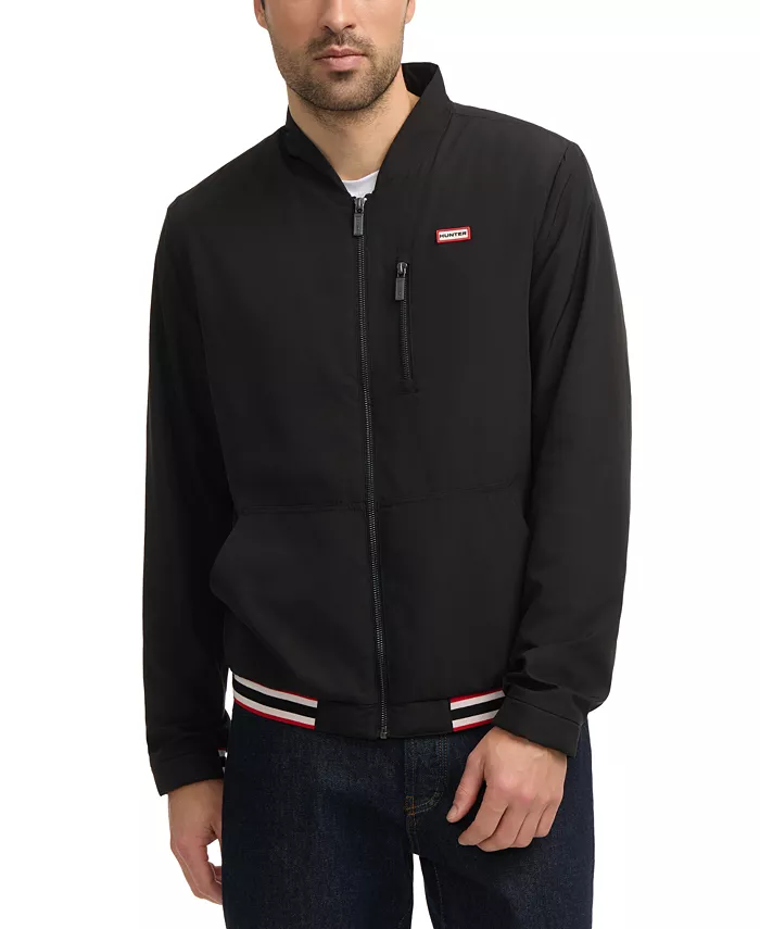 Мужская бомбер Moorgate с молнией и логотипом Hunter, черный
Мужская бомбер Moorgate с молнией и логотипом Hunter, черный