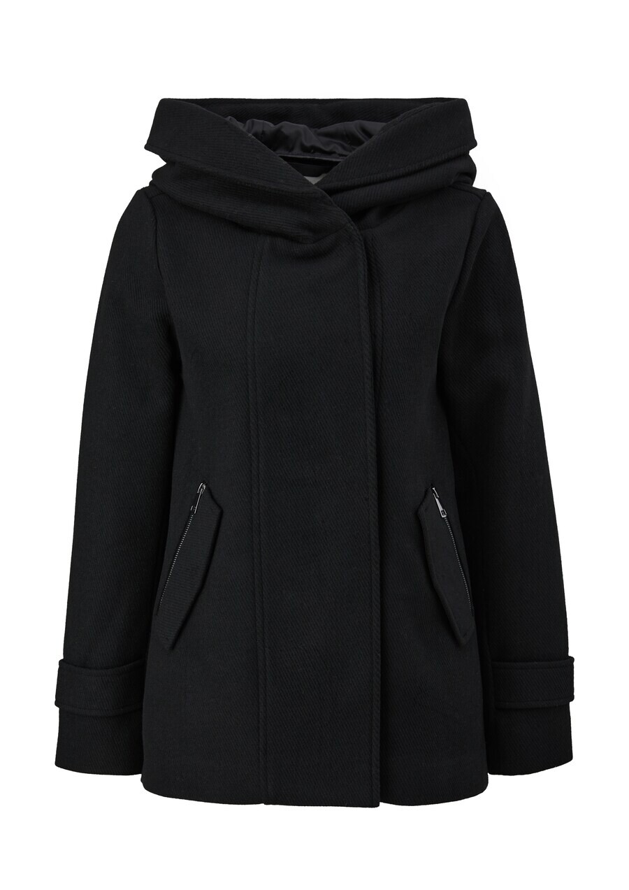 Межсезонная куртка s.Oliver, черный 
Межсезонная куртка s.Oliver, черный