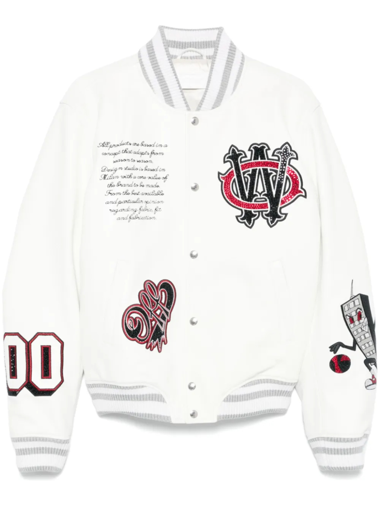 Куртка-бомбер Off-White Lea, белый
Куртка-бомбер Off-White Lea, белый