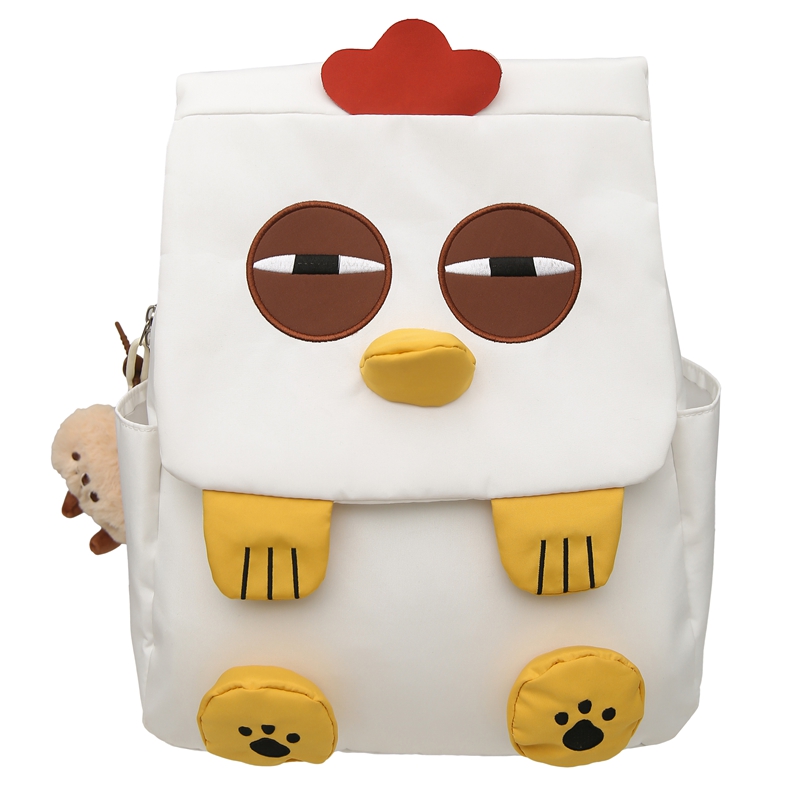 DCLOUD Нейлоновый рюкзак унисекс бежевый черный белый, White
DCLOUD Нейлоновый рюкзак унисекс бежевый черный белый, White