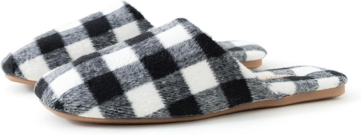 Клетчатые тапочки для женщин и мужчин, пушистые мюли в клетку с закрытым носком, противоскользящие домашние тапочки для дома и улицы Generic, черный
Клетчатые тапочки для женщин и мужчин, пушистые мюли в клетку с закрытым носком, противоскользящие домашние тапочки для дома и улицы Generic, черный
