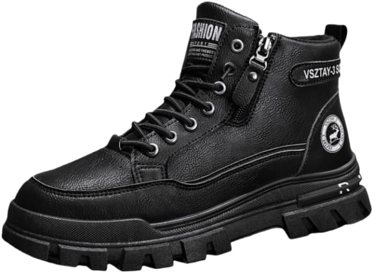 Мужские стильные короткие ботинки SPKFHD - высокие кеды на шнуровке с толстой подошвой - удобные и легкие - подходят для повседневного ношения или активного отдыха на открытом воздухе, черный
Мужские стильные короткие ботинки SPKFHD - высокие кеды на шнуровке с толстой подошвой - удобные и легкие - подходят для повседневного ношения или активного отдыха на открытом воздухе, черный