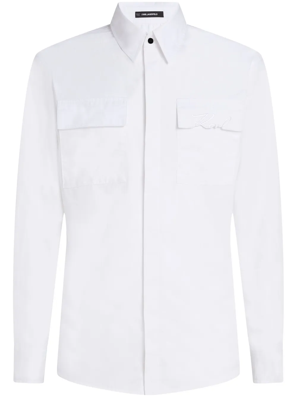 Рубашка Signature KARL LAGERFELD, белый
Рубашка Signature KARL LAGERFELD, белый