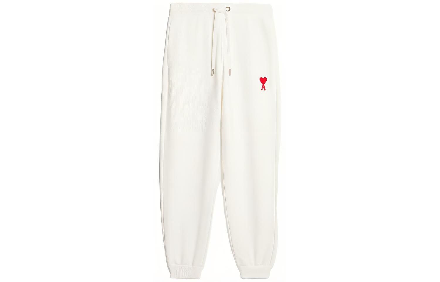 Amiparis Вязаные спортивные штаны унисекс, белые, со средними манжетами
Amiparis Вязаные спортивные штаны унисекс, белые, со средними манжетами