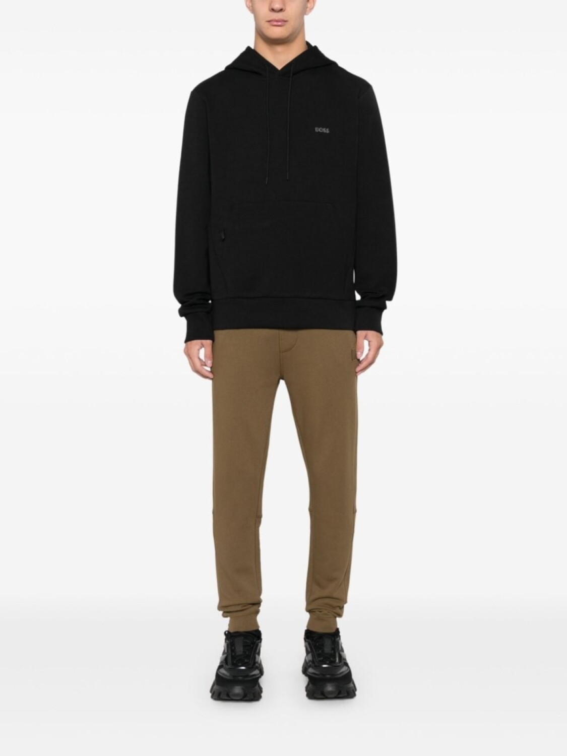 BOSS худи с логотипом, черный
BOSS худи с логотипом, черный