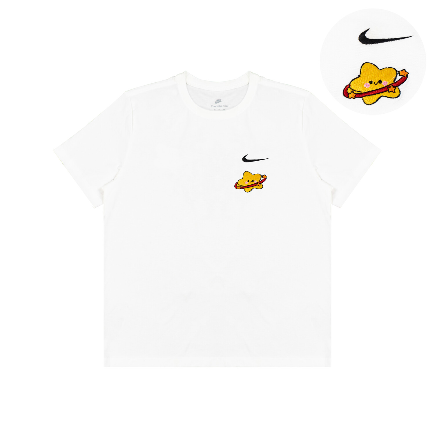 Футболка унисекс белая Nike, белый 
Футболка унисекс белая Nike, белый