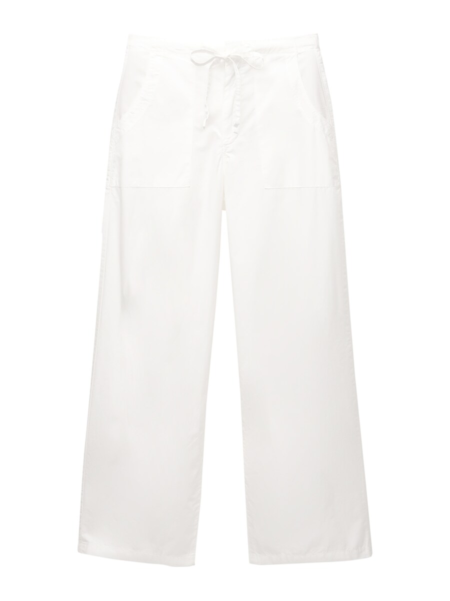 Мешковатые штаны Pull&Bear, белый
Мешковатые штаны Pull&Bear, белый