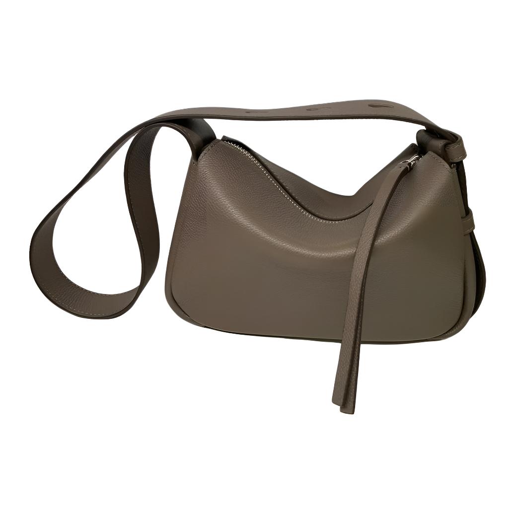 TORY BURCH Сумка через плечо из коровьей кожи Роми малая женская грибной серый 
TORY BURCH Сумка через плечо из коровьей кожи Роми малая женская грибной серый