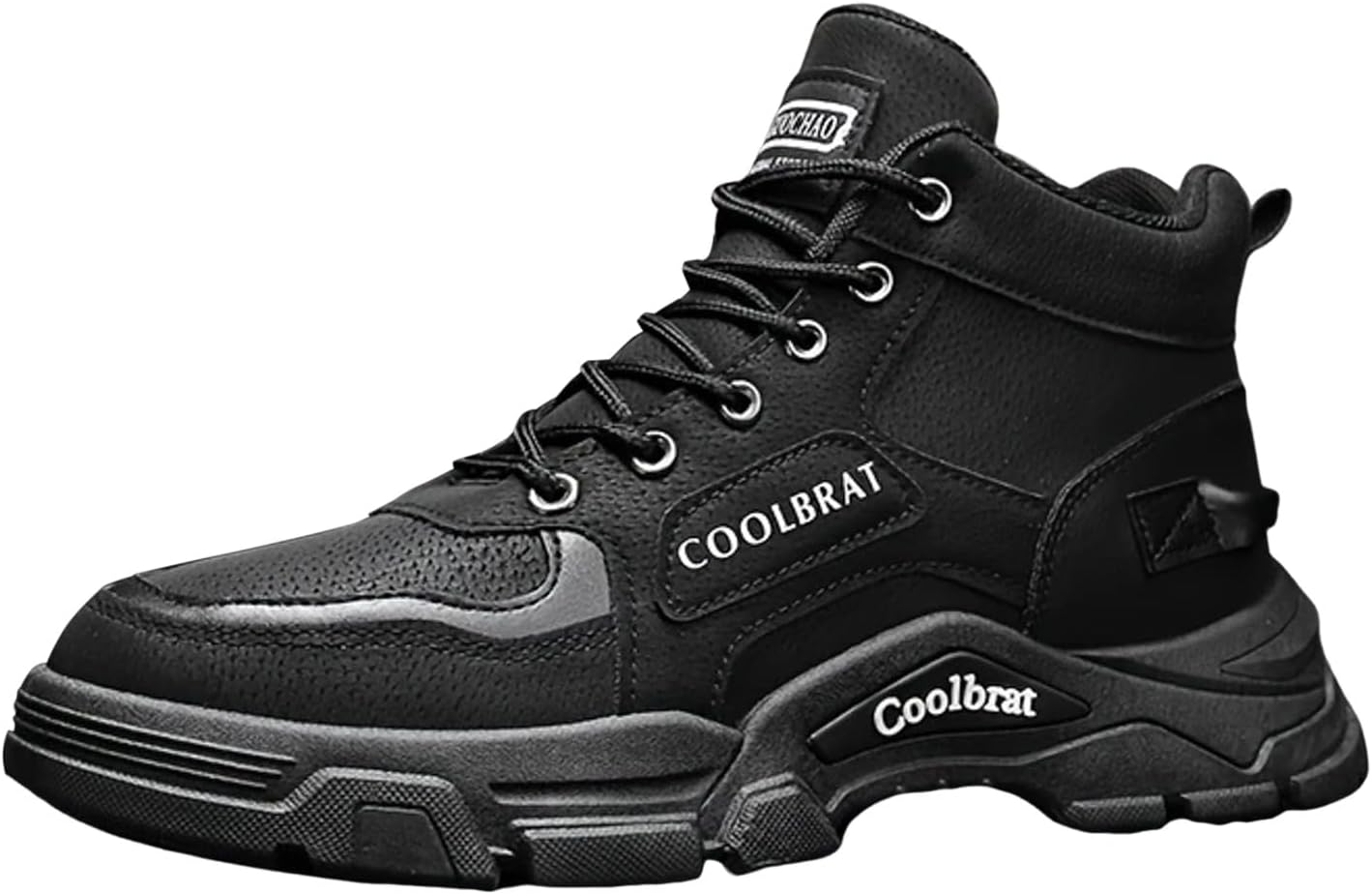 Зимние ботинки IWIHMIV для мужчин, повседневные теплые ботинки до щиколотки, наружные противоскользящие удобные высокие кеды для ходьбы, черный
Зимние ботинки IWIHMIV для мужчин, повседневные теплые ботинки до щиколотки, наружные противоскользящие удобные высокие кеды для ходьбы, черный