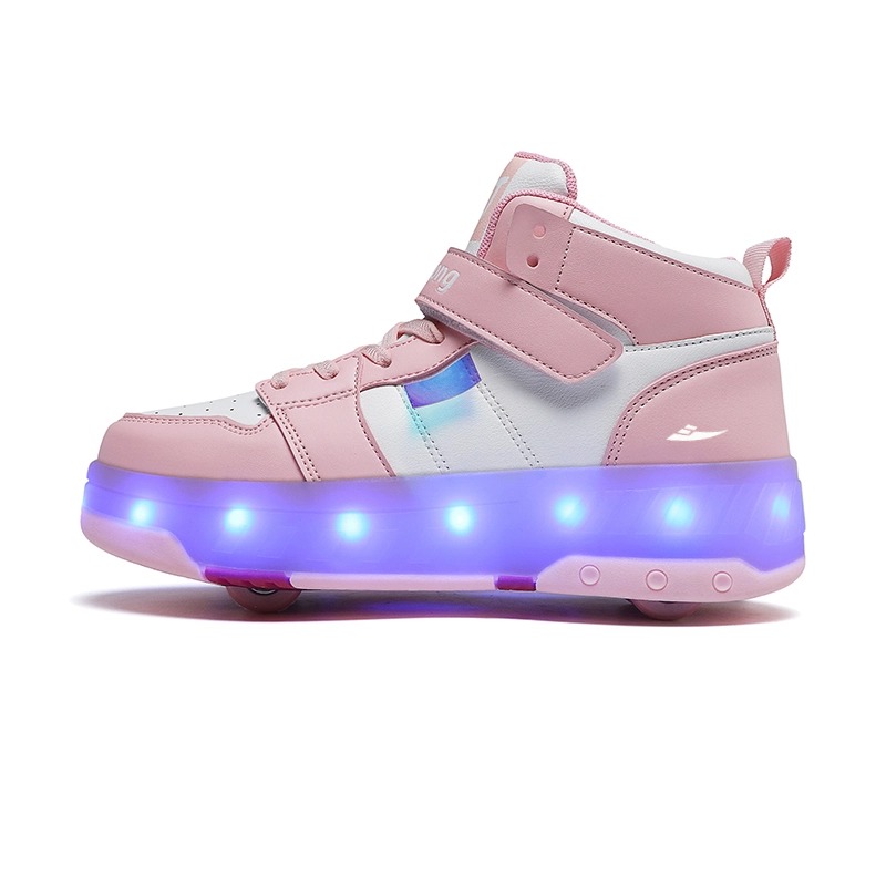 Износостойкая детская обувь для повседневной жизни Kuding, розовый 
Износостойкая детская обувь для повседневной жизни Kuding, розовый