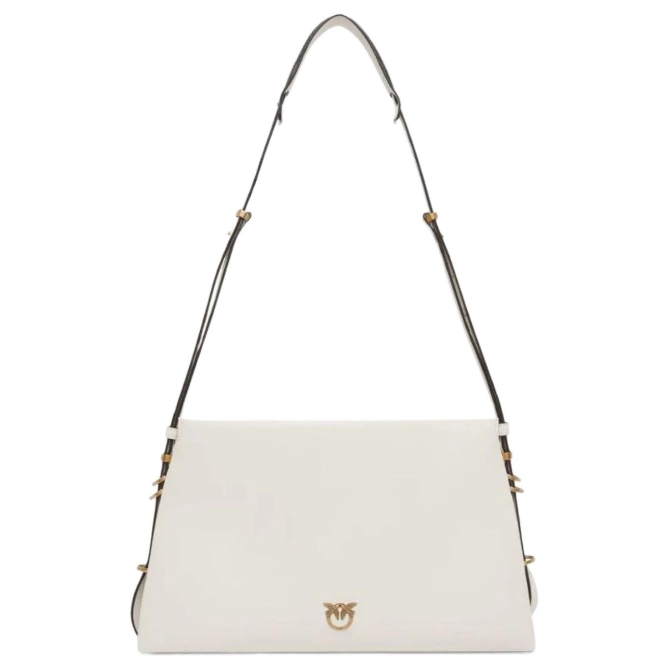 PINKO Кожаная сумка через плечо женская айвори
PINKO Кожаная сумка через плечо женская айвори