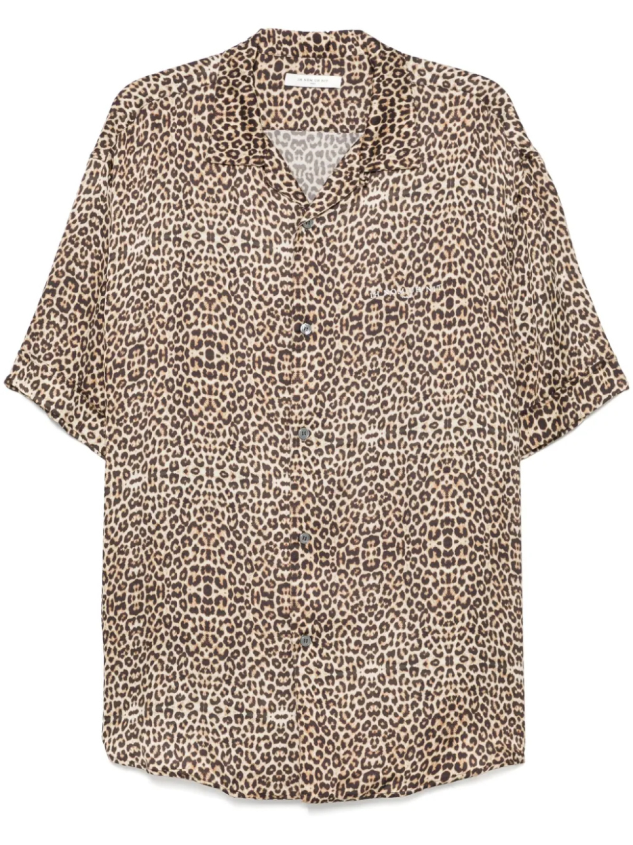 Футболка с леопардовым принтом Ih Nom Uh Nit, коричневый
Футболка с леопардовым принтом Ih Nom Uh Nit, коричневый