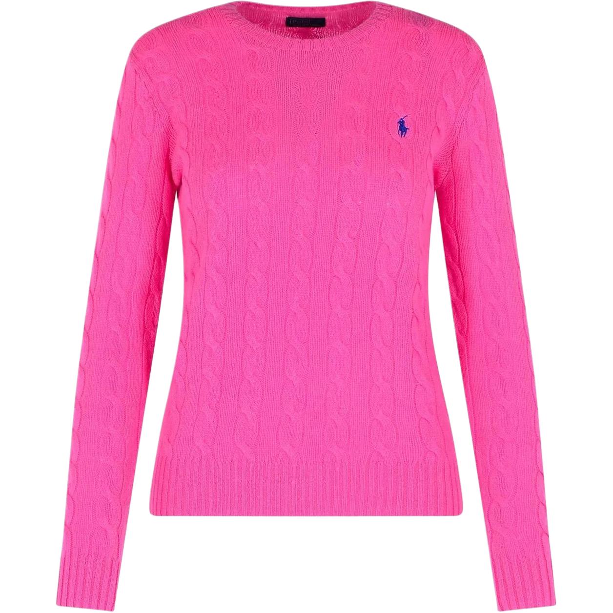 Джемпер с вышитым логотипом, вязка кос Polo Ralph Lauren, розовый
Джемпер с вышитым логотипом, вязка кос Polo Ralph Lauren, розовый