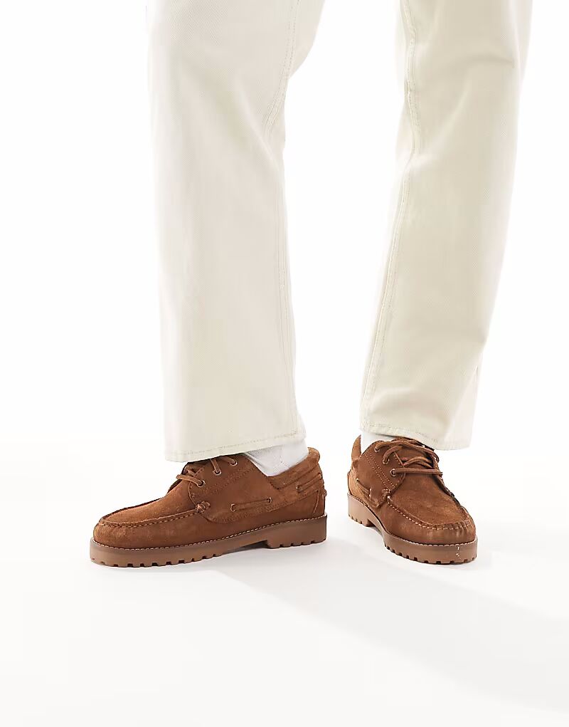 Замшевые туфли-лодочки коричневого цвета Jack & Jones
Замшевые туфли-лодочки коричневого цвета Jack & Jones