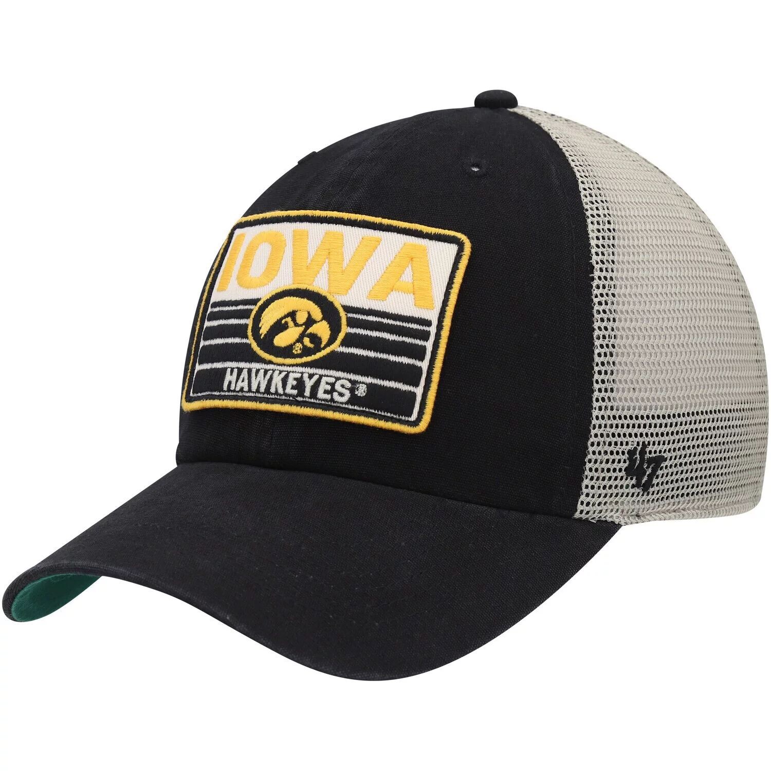 Мужская кепка '47 Black/Natural Iowa Hawkeyes Four Stroke Clean Up Trucker Snapback
Мужская кепка '47 Black/Natural Iowa Hawkeyes Four Stroke Clean Up Trucker Snapback