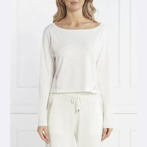 Укороченный свитер Liu Jo, белый
Укороченный свитер Liu Jo, белый