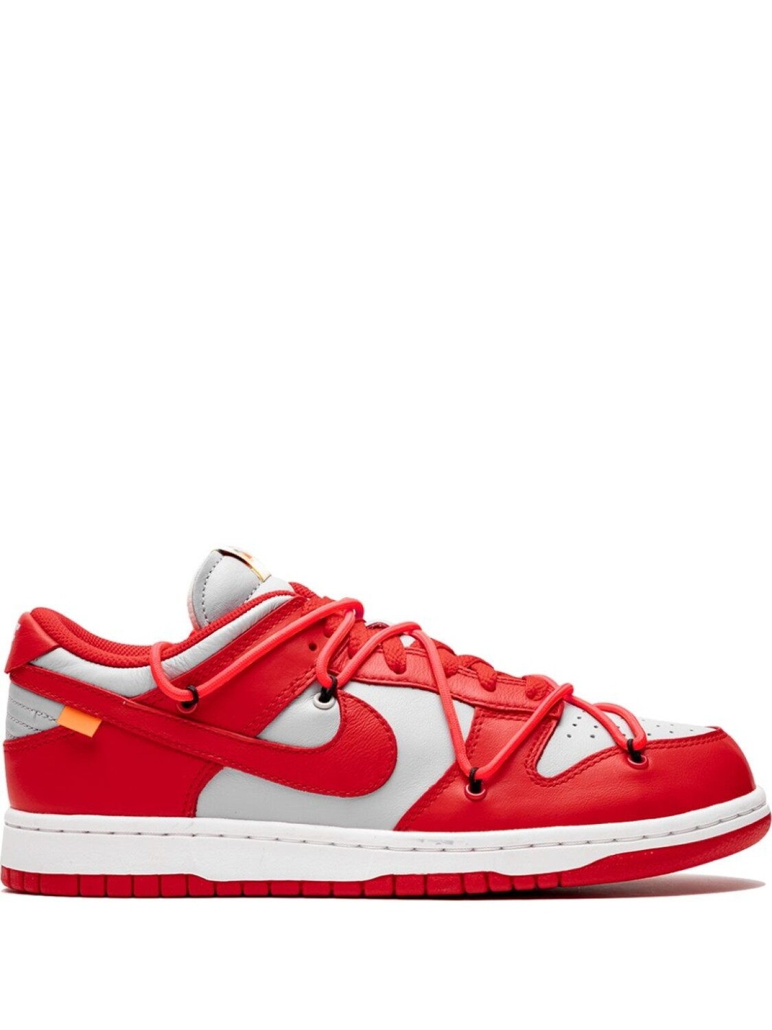 Кроссовки Nike Dunk Low, красный/белый 
Кроссовки Nike Dunk Low, красный/белый