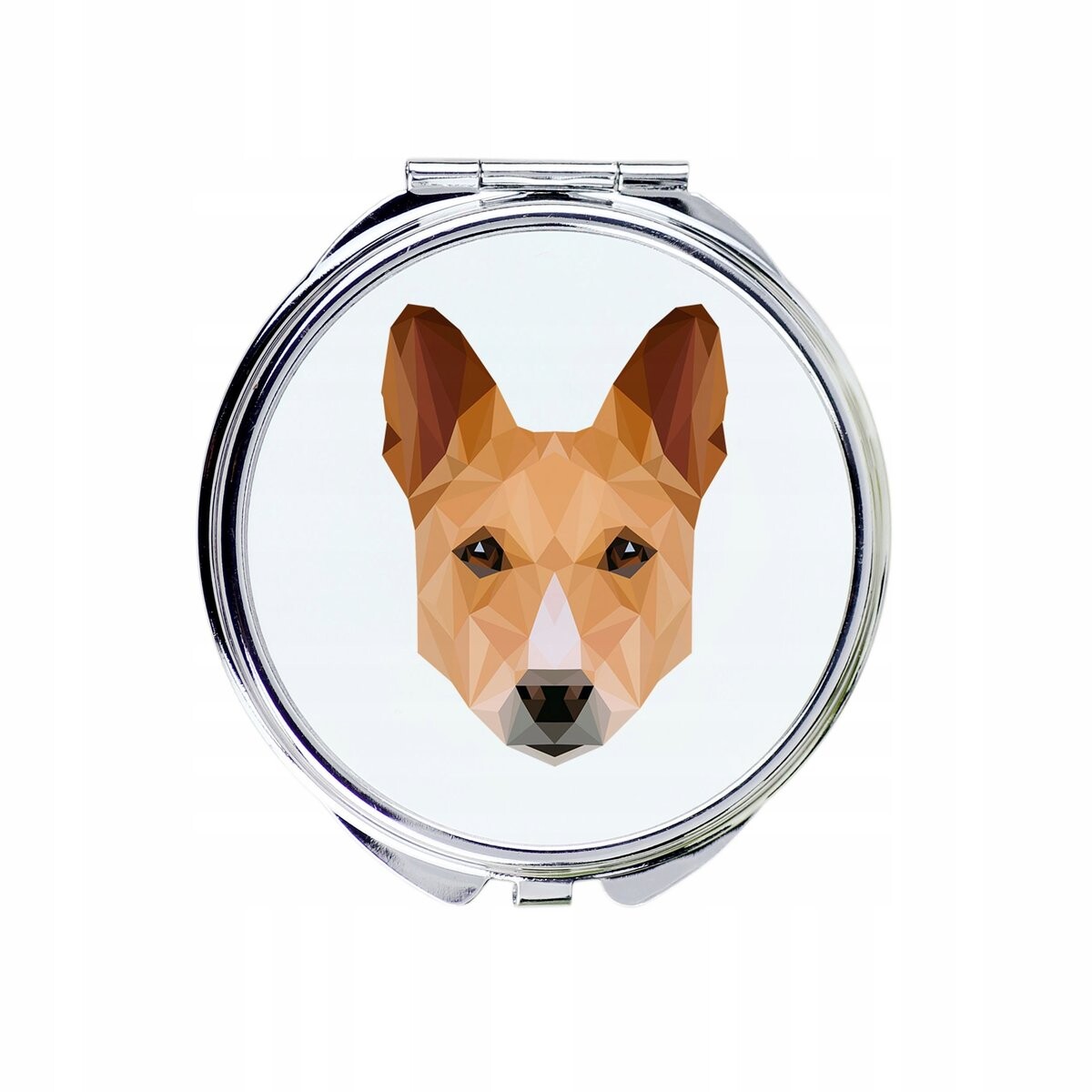 Карманное зеркало Basenji Геометрическая собака Inna Marka
Карманное зеркало Basenji Геометрическая собака Inna Marka