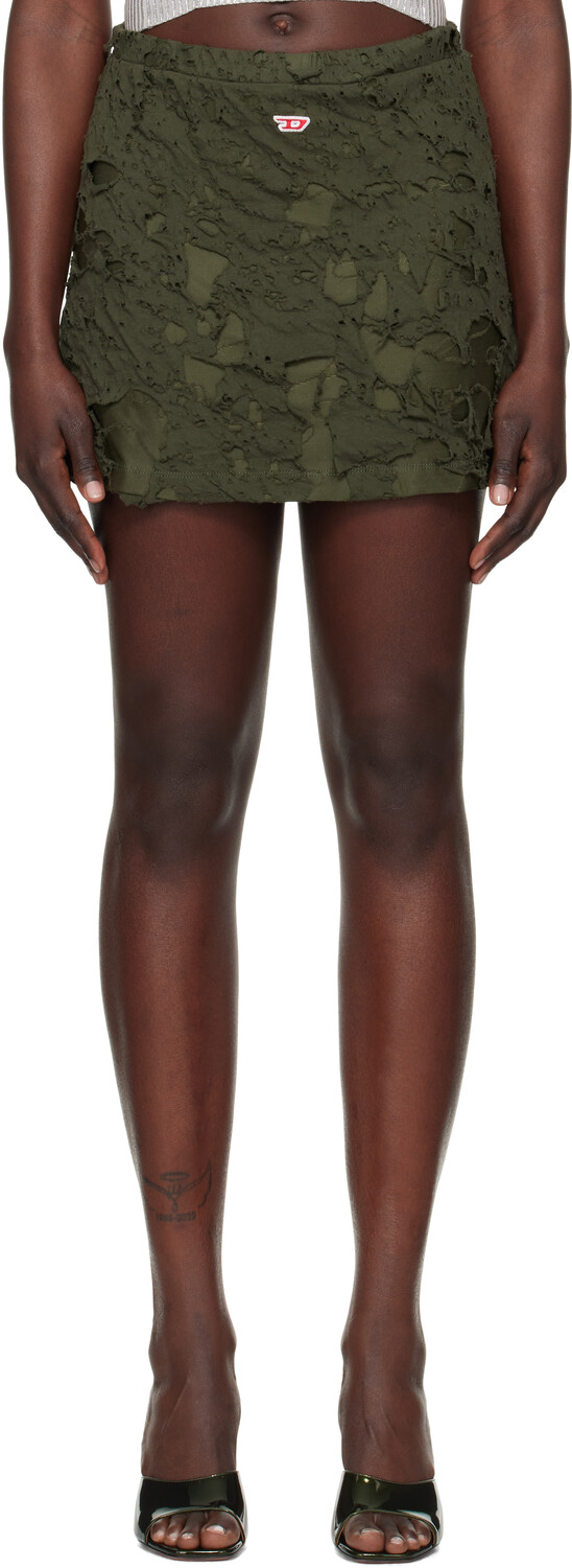 Мини-юбка цвета хаки O-Ressy Diesel 
Мини-юбка цвета хаки O-Ressy Diesel