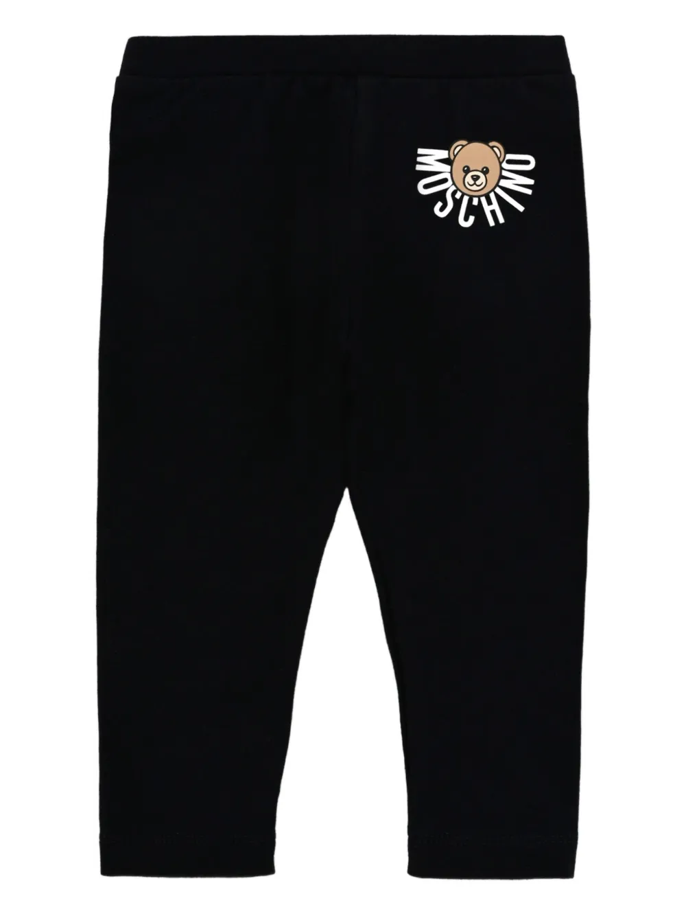 Леггинсы с логотипом Moschino Kids, черный 
Леггинсы с логотипом Moschino Kids, черный