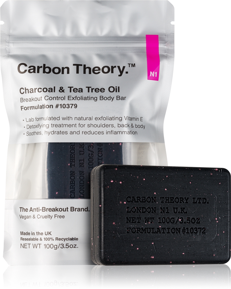 Очищающий скраб для тела с древесным углем и маслом чайного дерева для проблемной и жирной кожи Carbon Theory, 100 гр
Очищающий скраб для тела с древесным углем и маслом чайного дерева для проблемной и жирной кожи Carbon Theory, 100 гр