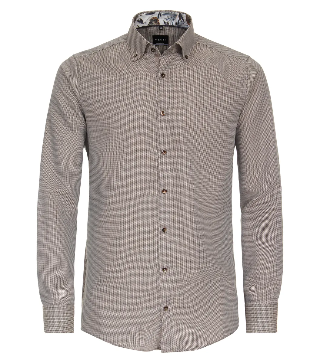 Деловая рубашка VENTI "Деловая рубашка VENTI однотонная", коричневый
Деловая рубашка VENTI "Деловая рубашка VENTI однотонная", коричневый