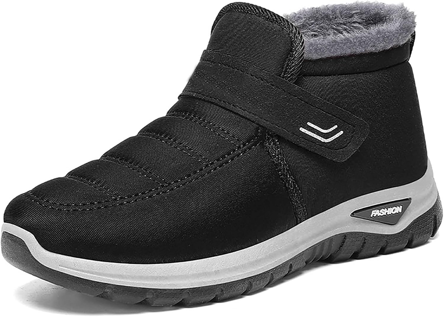 Зимние водонепроницаемые утепленные ботинки Forevercan унисекс с меховой подкладкой, легкие, противоскользящие, для прогулок на улице, с застежкой-липучкой, Black-women 10 Women11 Men
Зимние водонепроницаемые утепленные ботинки Forevercan унисекс с меховой подкладкой, легкие, противоскользящие, для прогулок на улице, с застежкой-липучкой, Black-women 10 Women11 Men