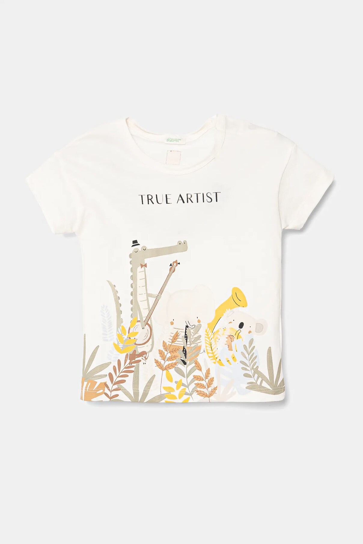 Детская хлопковая футболка United Colors Of Benetton, бежевый
Детская хлопковая футболка United Colors Of Benetton, бежевый