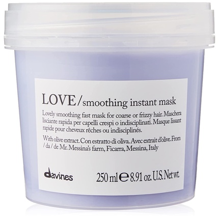 Маска мгновенного сглаживания Love Smoothing 250 мл Davines
Маска мгновенного сглаживания Love Smoothing 250 мл Davines