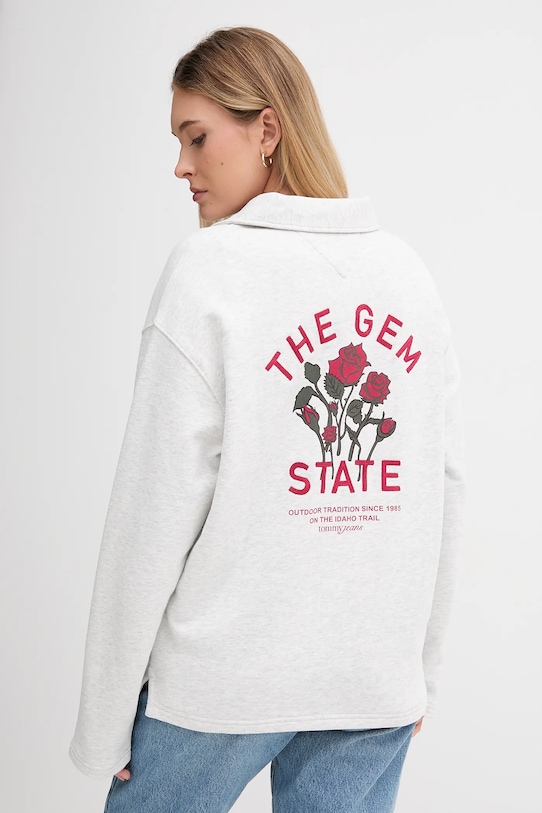 Хлопковая толстовка Tommy Jeans, серый
Хлопковая толстовка Tommy Jeans, серый