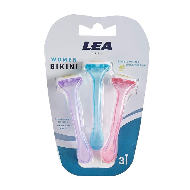 Одноразовые бритвы для бикини для женщин (3 шт.) Lea 
Одноразовые бритвы для бикини для женщин (3 шт.) Lea
