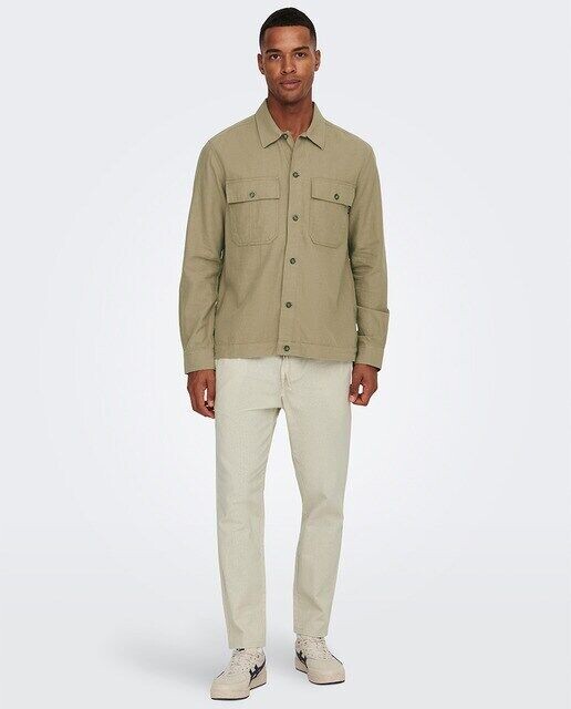 Мужские льняные брюки Only & Sons, бежевый
Мужские льняные брюки Only & Sons, бежевый