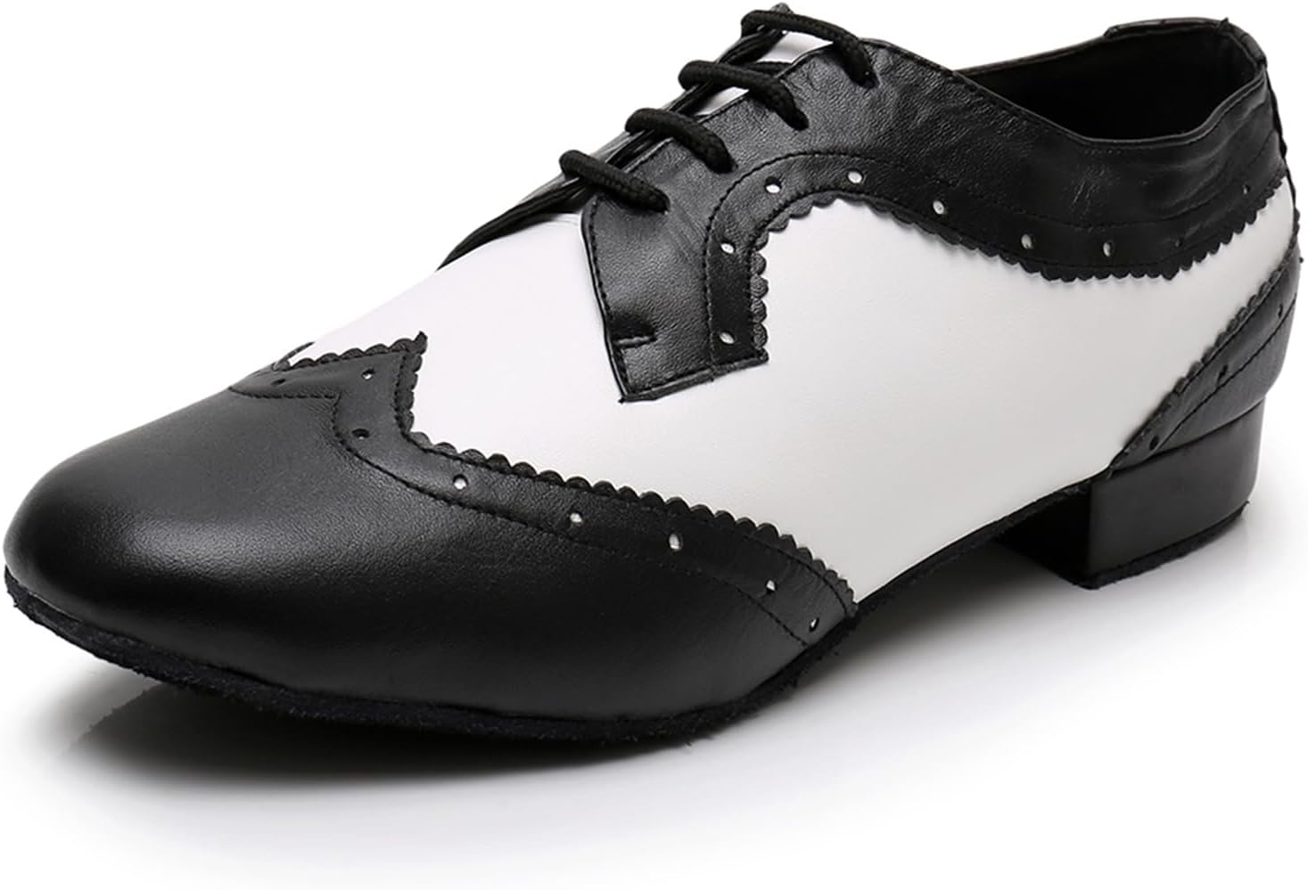 Мужские кожаные танцевальные туфли с круглым носком для латиноамериканских танцев: румба, вальс, танго, бальные танцы Zhcrcfirm, белый/черный
Мужские кожаные танцевальные туфли с круглым носком для латиноамериканских танцев: румба, вальс, танго, бальные танцы Zhcrcfirm, белый/черный