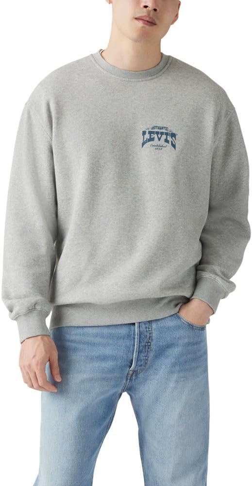 Мужская свободная толстовка с круглым вырезом Levi's, (New) Heritage Americana Levis Mid Tone Heather Grey
Мужская свободная толстовка с круглым вырезом Levi's, (New) Heritage Americana Levis Mid Tone Heather Grey