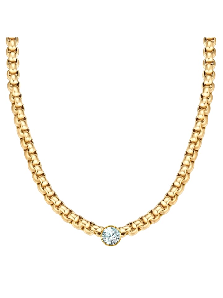 Yokoamii Латунная цепочка с кубическим цирконием в оправе из желтого золота
Yokoamii Латунная цепочка с кубическим цирконием в оправе из желтого золота