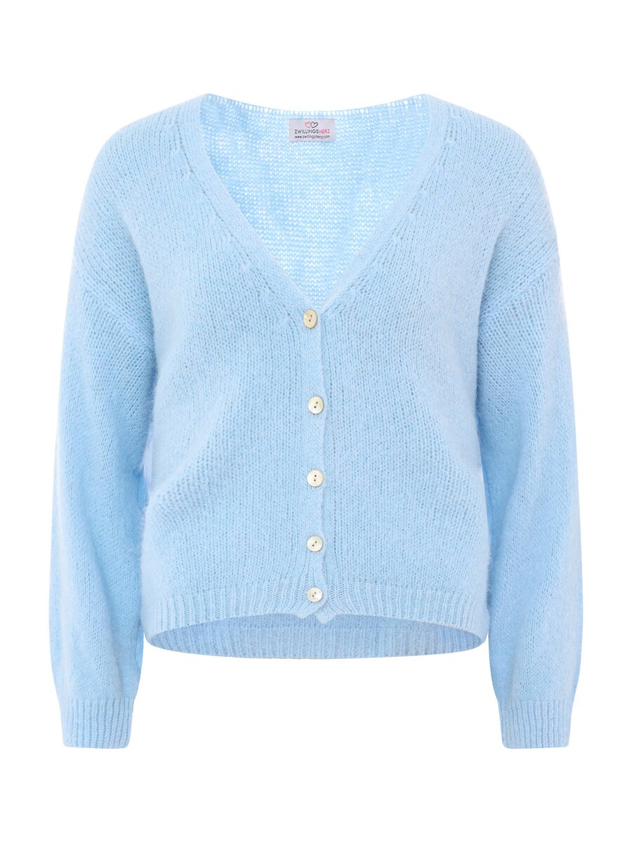 Вязаный кардиган Zwillingsherz, светло-синий
Вязаный кардиган Zwillingsherz, светло-синий