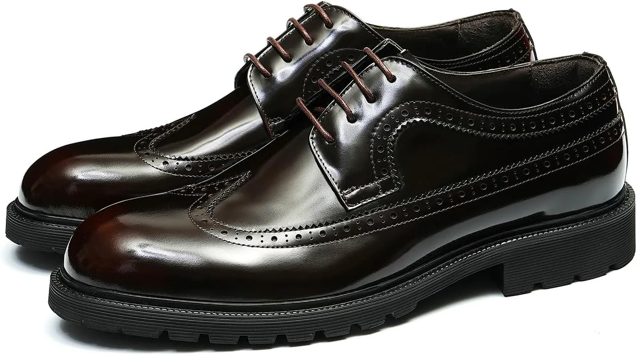 Мужские оксфорды Santimon, официальная обувь из натуральной кожи, броги с крыльями, дерби, для выпускного, бизнеса, повседневного ношения, свадьбы, смокинга, модная и удобная обувь для мужчин
Мужские оксфорды Santimon, официальная обувь из натуральной кожи, броги с крыльями, дерби, для выпускного, бизнеса, повседневного ношения, свадьбы, смокинга, модная и удобная обувь для мужчин