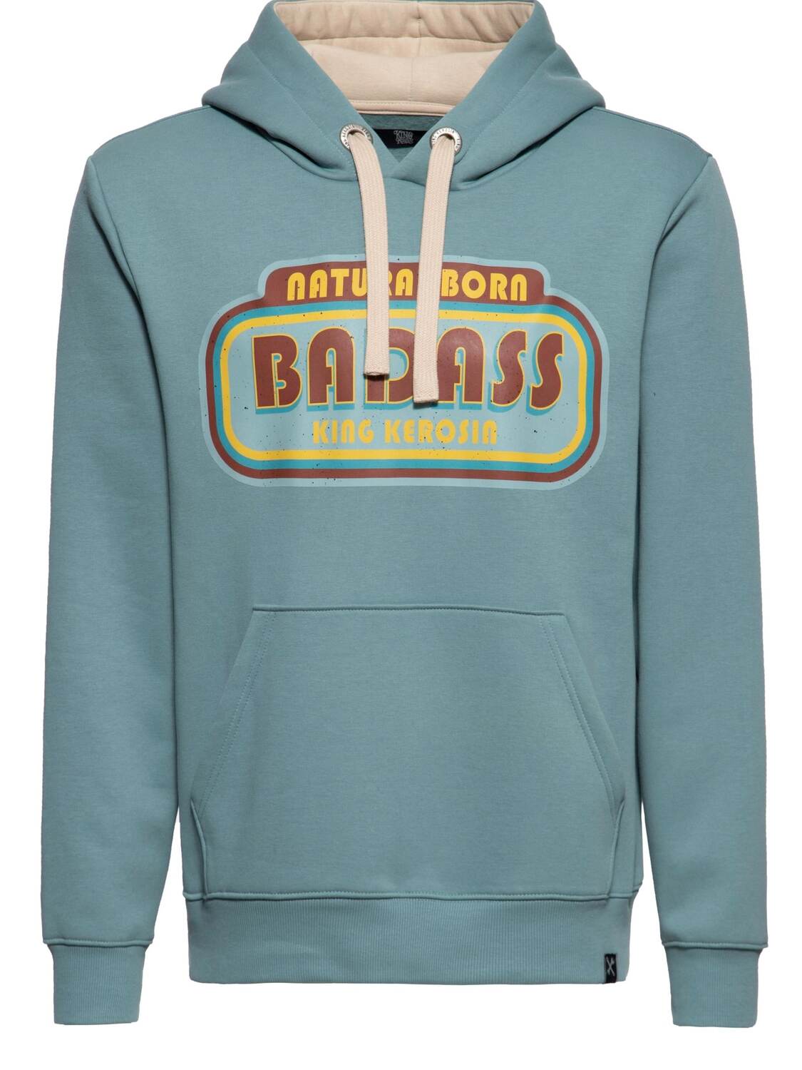 King Kerosin Свитер 'Natural Born Badass' в зеленом цвете
King Kerosin Свитер 'Natural Born Badass' в зеленом цвете