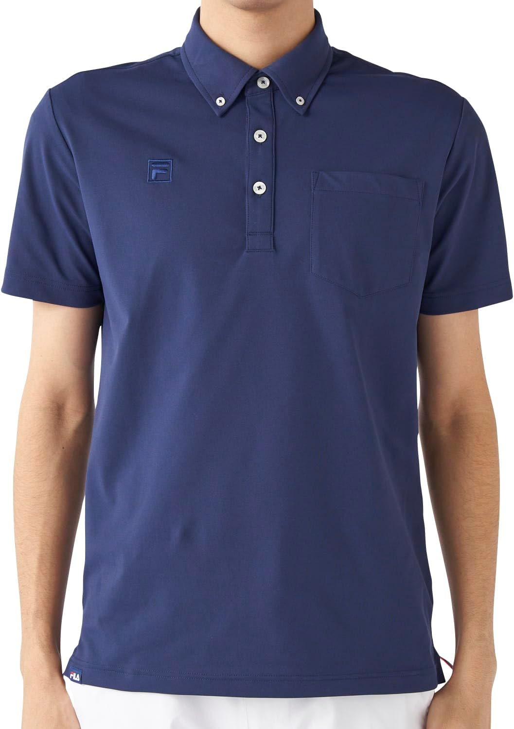Мужская поло-рубашка Fila Golf 745527W с коротким рукавом, влагоотводящая, быстросохнущая, с защитой от УФ-излучения, темно-синий
Мужская поло-рубашка Fila Golf 745527W с коротким рукавом, влагоотводящая, быстросохнущая, с защитой от УФ-излучения, темно-синий