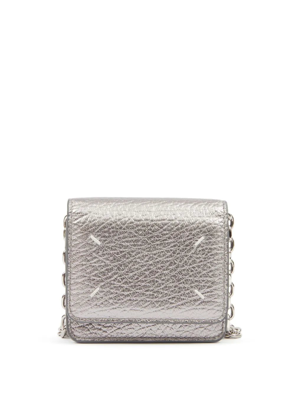 Кошелек с декоративной строчкой MAISON MARGIELA, серебяный
Кошелек с декоративной строчкой MAISON MARGIELA, серебяный