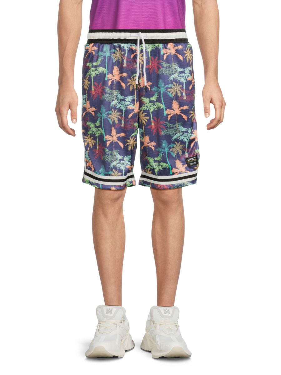 Шорты с баскетбольным принтом и завязками Wesc, синий мульти
Шорты с баскетбольным принтом и завязками Wesc, синий мульти