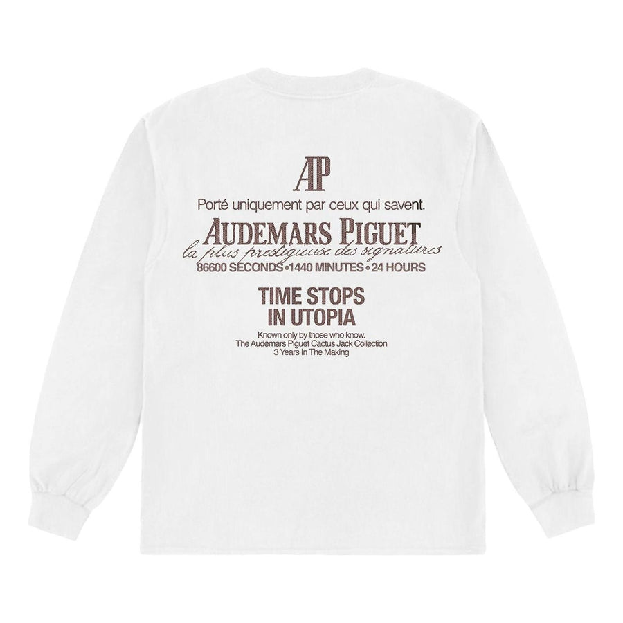 Футболка Travis Scott CJ x Audemars Piguet Utopia T-Shirt 'White', белый
Футболка Travis Scott CJ x Audemars Piguet Utopia T-Shirt 'White', белый
