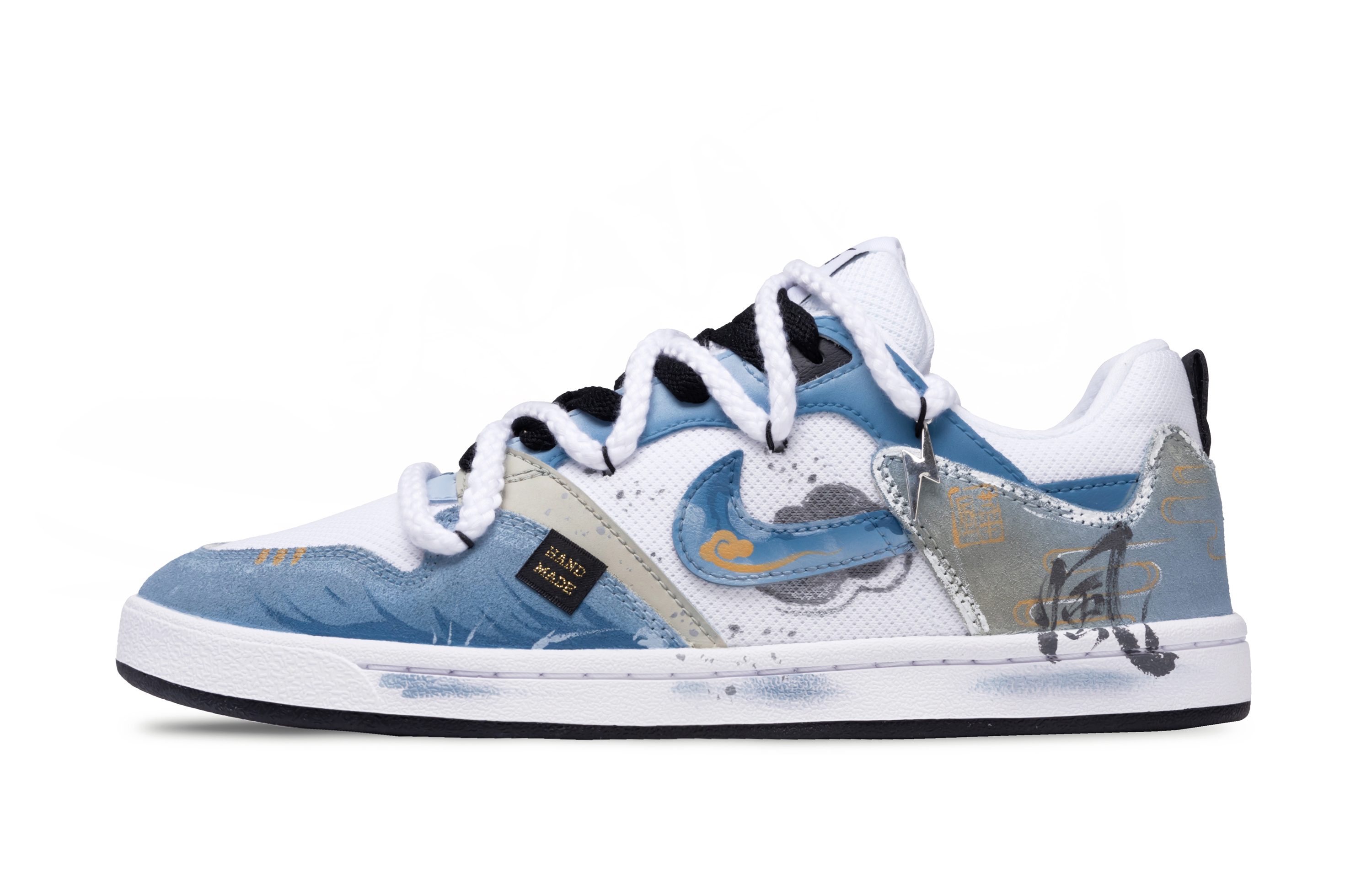 Nike Кроссовки для скейтбординга SB Alleyoop, низкие, мужские, цвет: синий/белый/бежевый
Nike Кроссовки для скейтбординга SB Alleyoop, низкие, мужские, цвет: синий/белый/бежевый