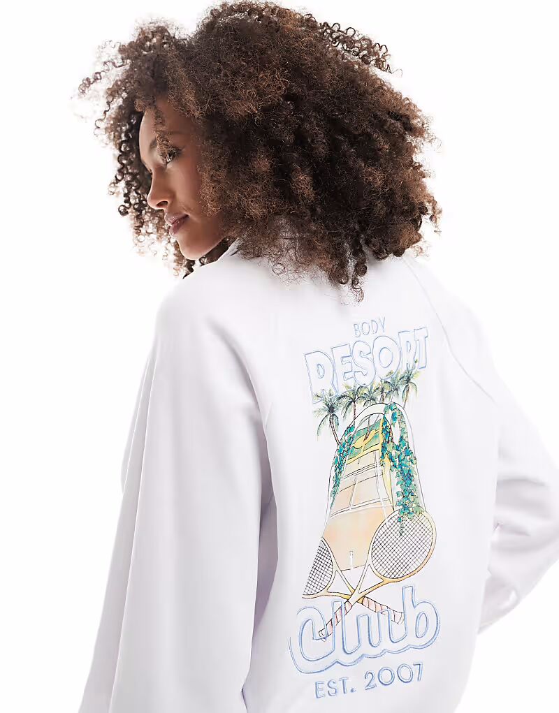 Свитшот на легком флисе белого цвета Cotton On
Свитшот на легком флисе белого цвета Cotton On