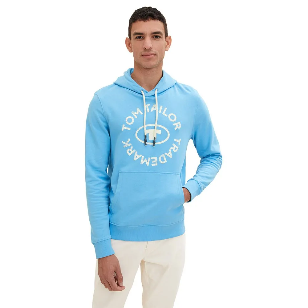 Худи Tom Tailor Print 1035531, синий 
Худи Tom Tailor Print 1035531, синий