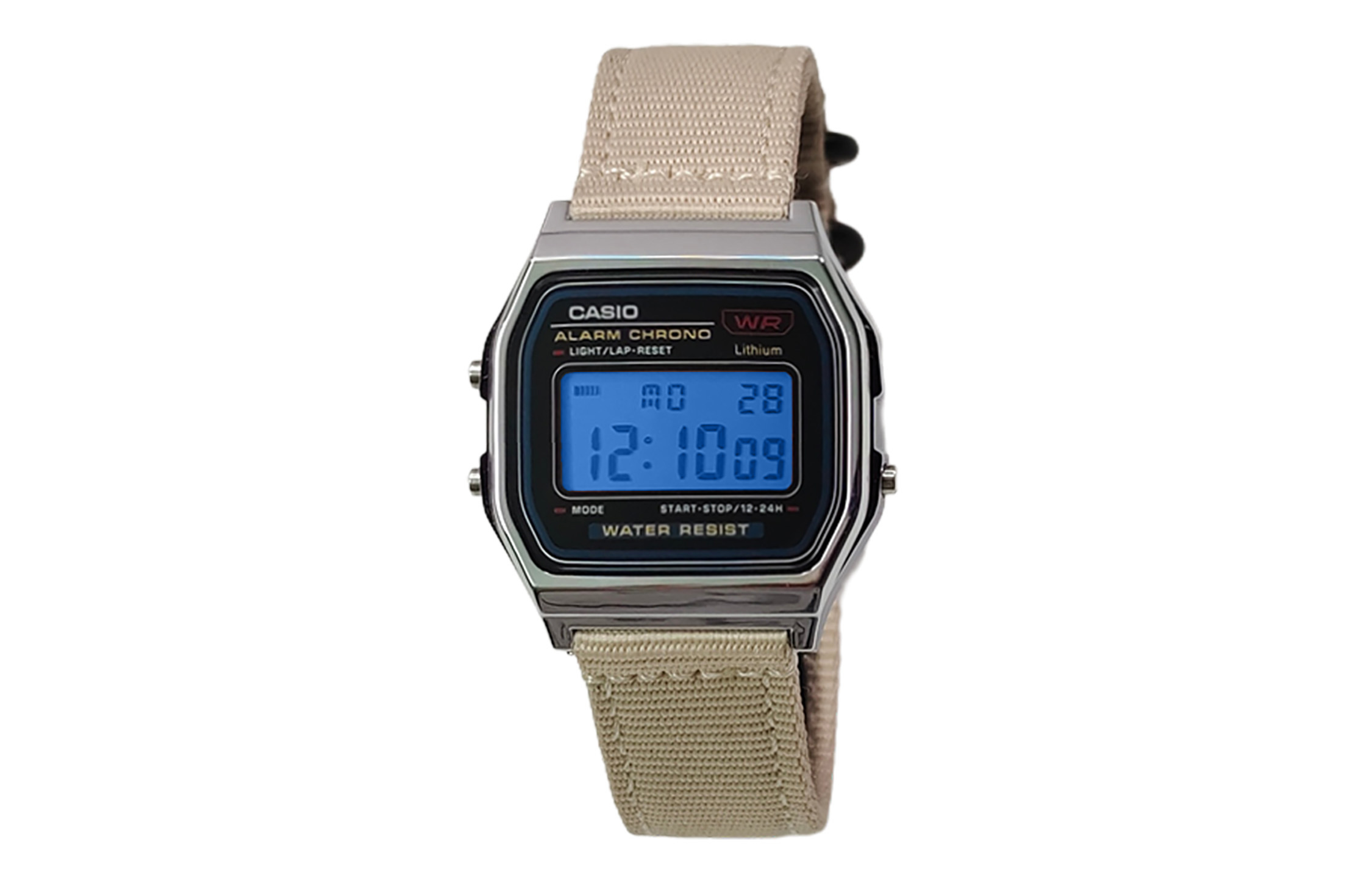 CASIO Мужские часы Retrofit Series с кварцевым механизмом и нейлоновым ремешком, черный циферблат
CASIO Мужские часы Retrofit Series с кварцевым механизмом и нейлоновым ремешком, черный циферблат