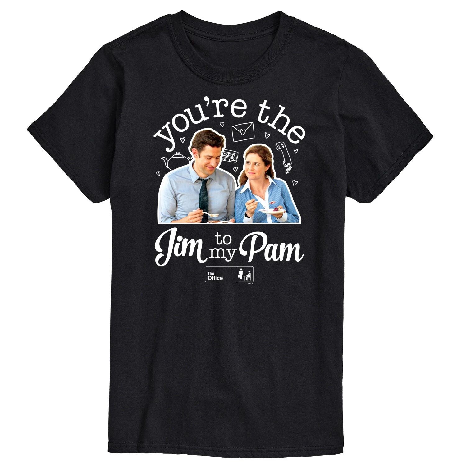 Мужская футболка The Office Jim To My Pam Licensed Character 
Мужская футболка The Office Jim To My Pam Licensed Character