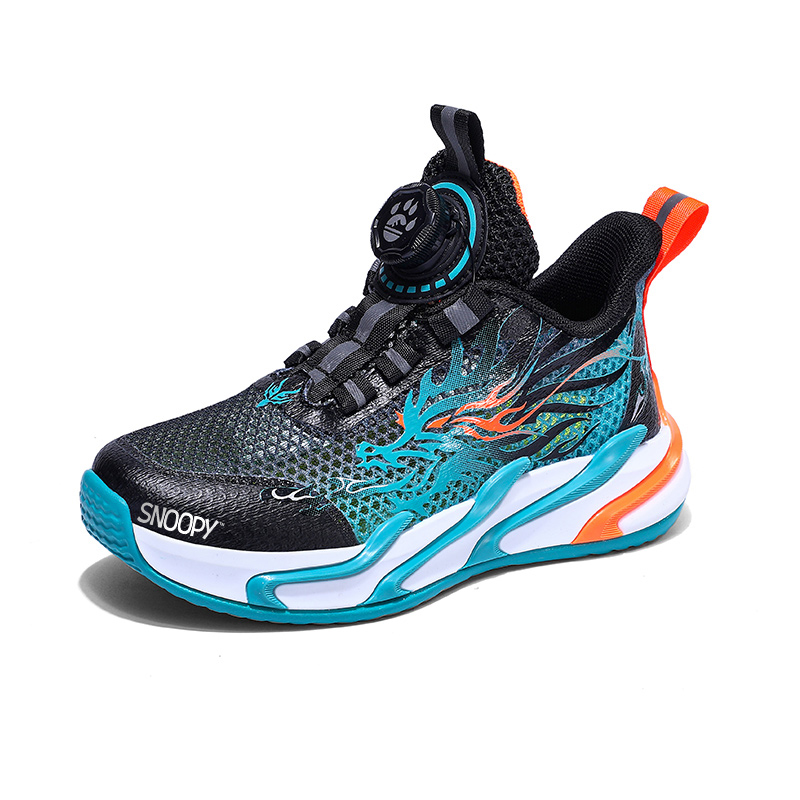 Детские баскетбольные кроссовки с противоскользящей подошвой, амортизирующей, износостойкой, дышащей подошвой и средним верхом SNOOPY, черный/синий
Детские баскетбольные кроссовки с противоскользящей подошвой, амортизирующей, износостойкой, дышащей подошвой и средним верхом SNOOPY, черный/синий