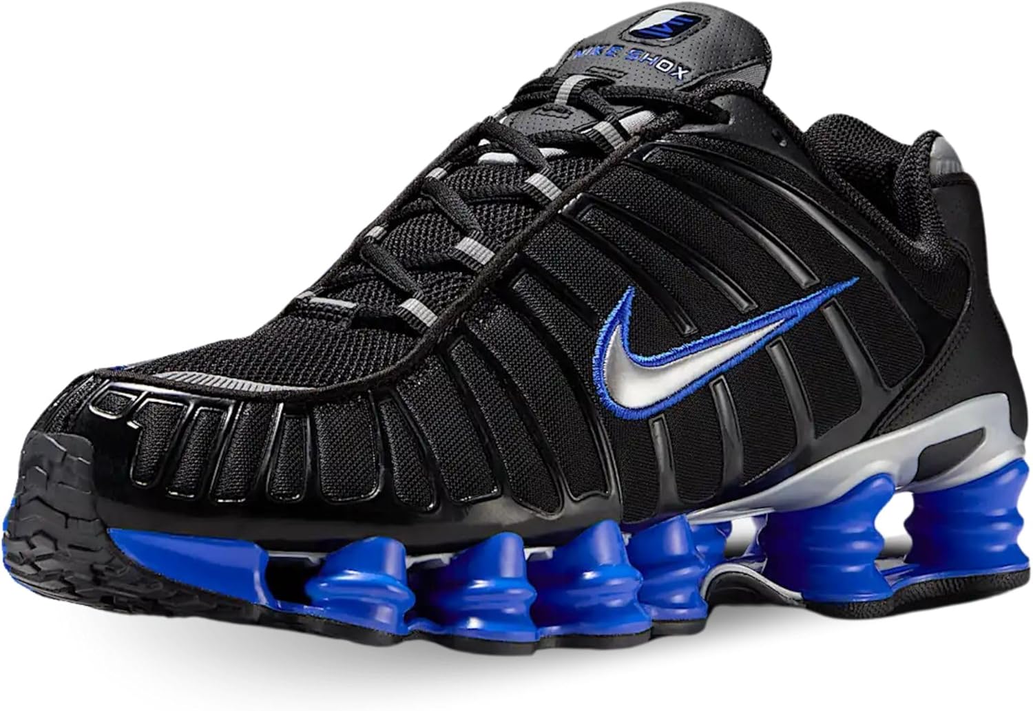 Nike Женские кроссовки Shox Tl, Black/Metallic Silver/Blue
Nike Женские кроссовки Shox Tl, Black/Metallic Silver/Blue