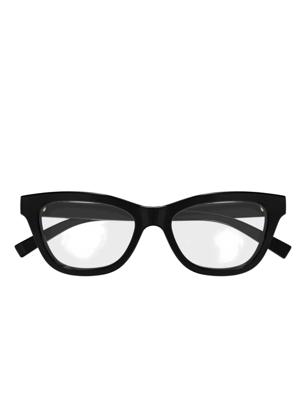 Очки в оправе «кошачий глаз» с логотипом Gucci, черный